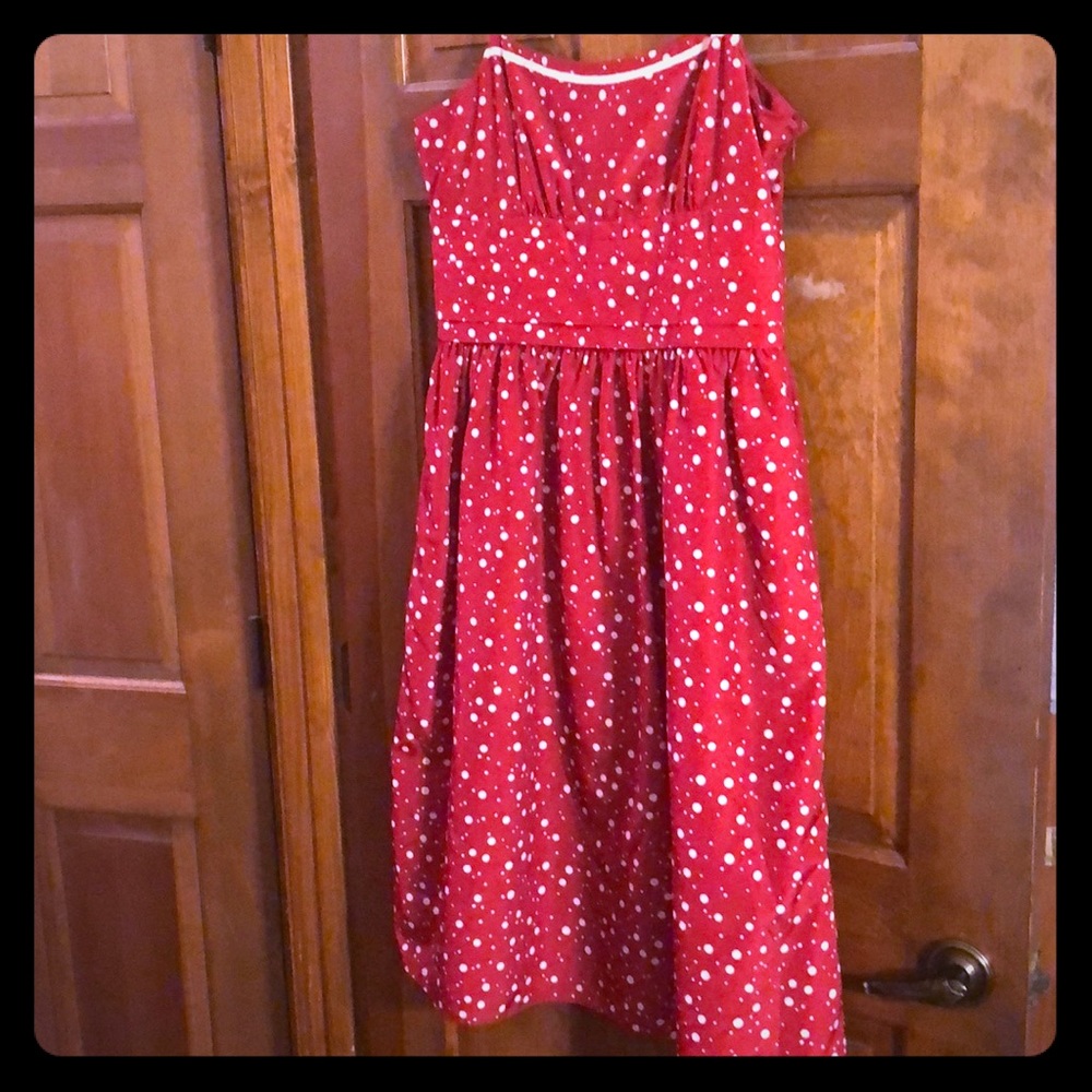 Polka Dot Red Dress
